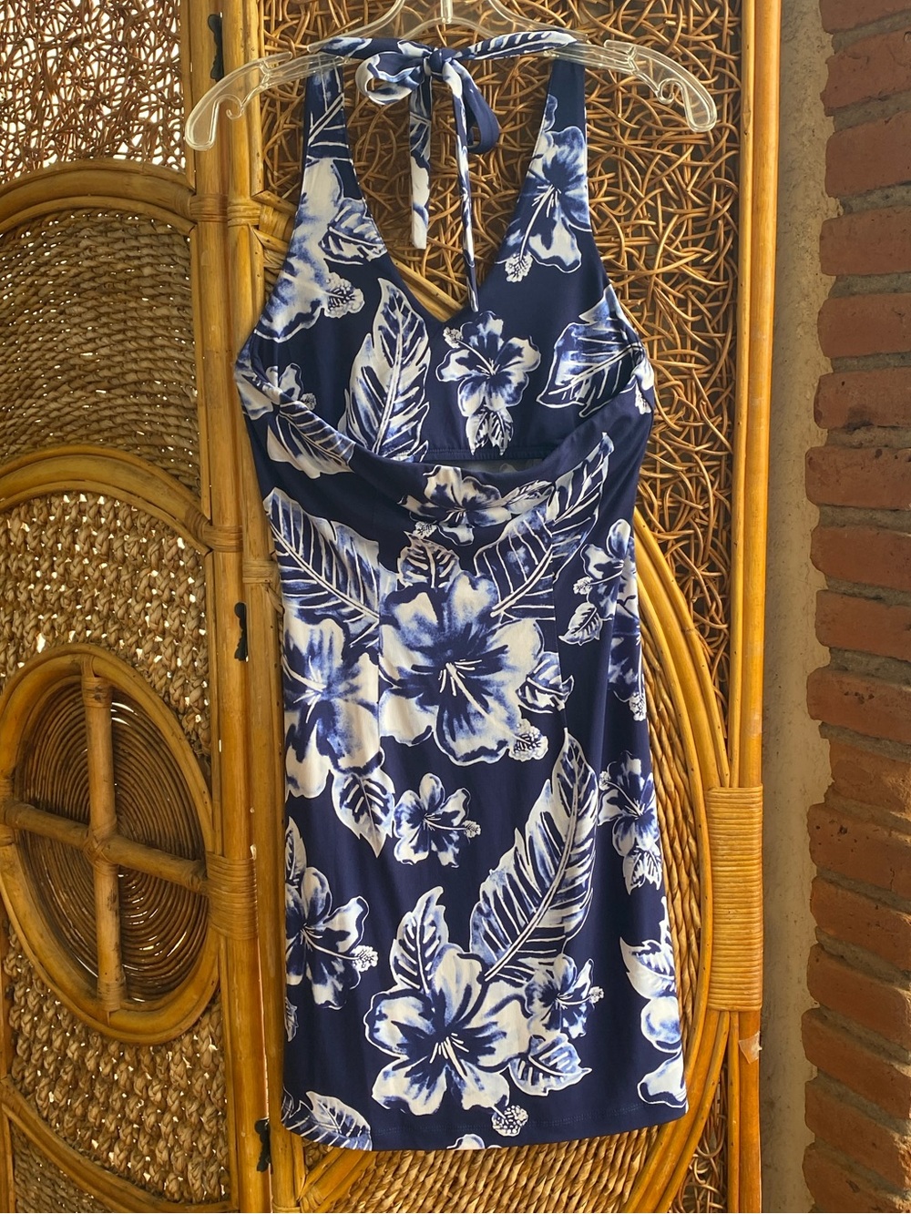 Tommy Bahama Hawaiian Halter Dress Clara Perfectly Paradise Size Small Floral